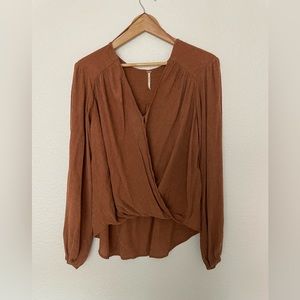Free people Long sleeve blouse